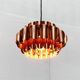 Copper pendant lamp Swiss type 810 modern mid-century by Hans Zender for Temde