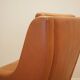 Fauteuil orange, design danois, années 1970, fabriqué au Danemark