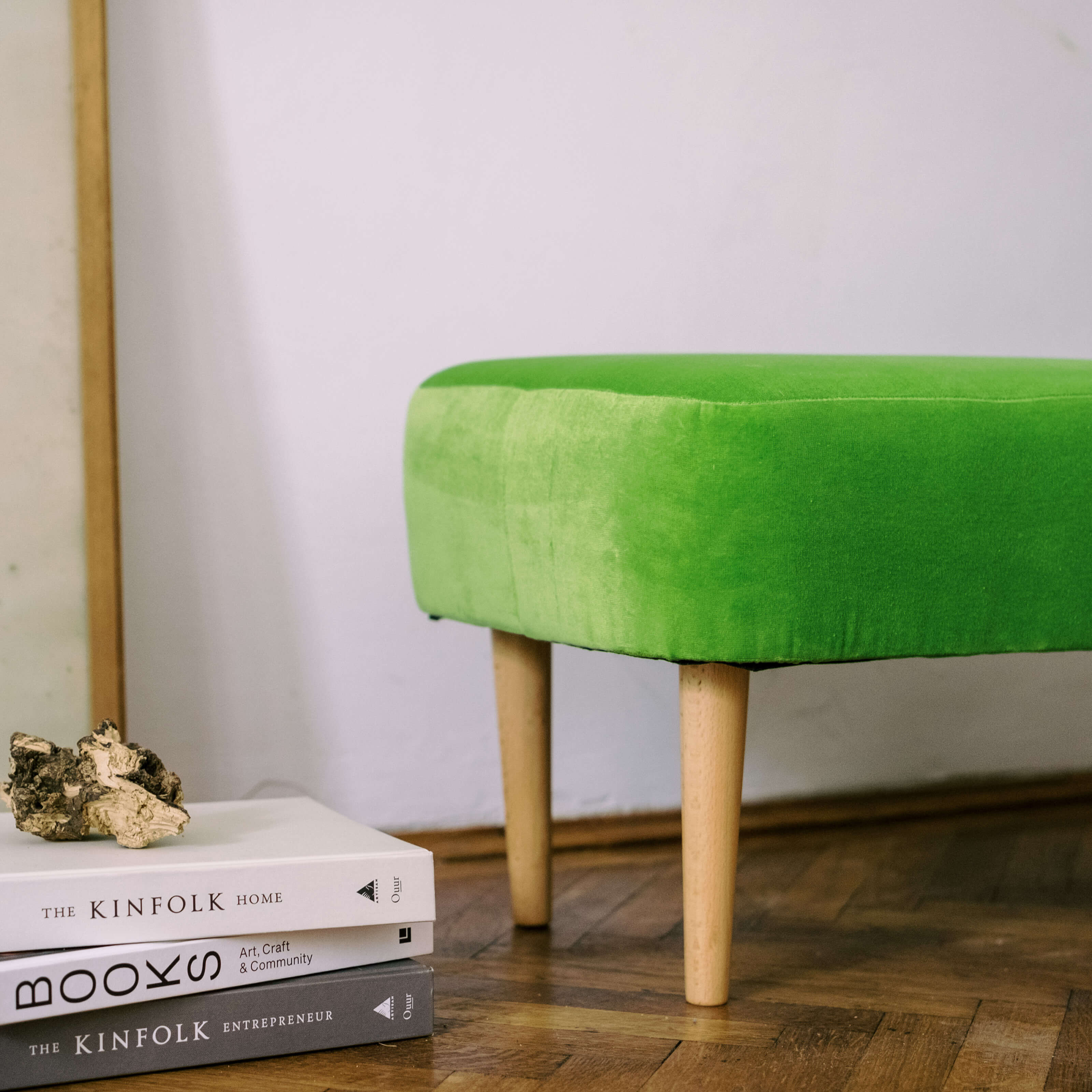 Electric green bench