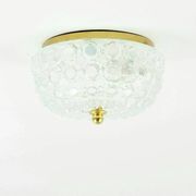 Mid-Century Diamond Glass Ceiling Light or Wall Light by H. Tynell, 1960s
