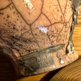Raku heart ceramic