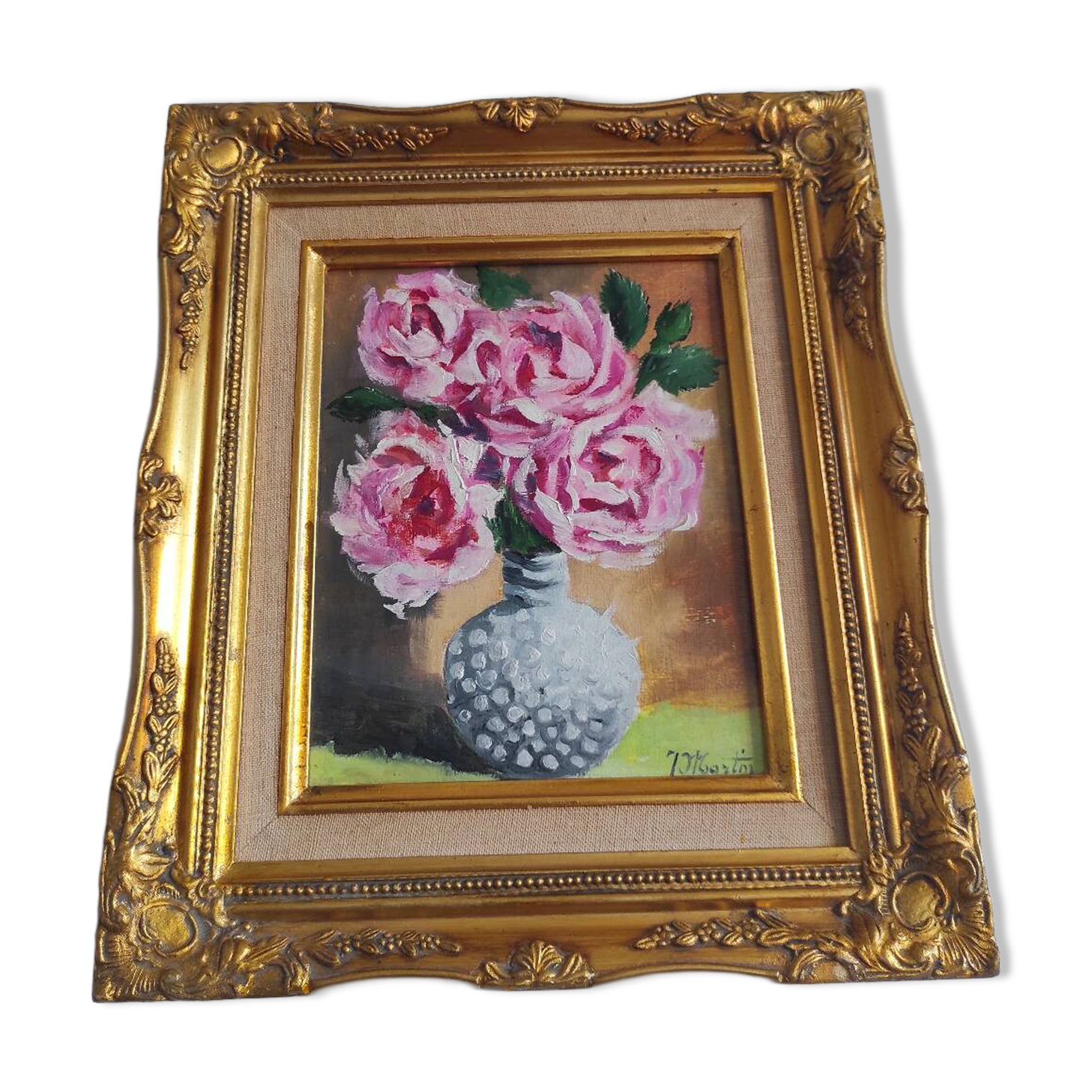 Vintage oil painting