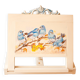 Hand-painted wooden desk. book stand.