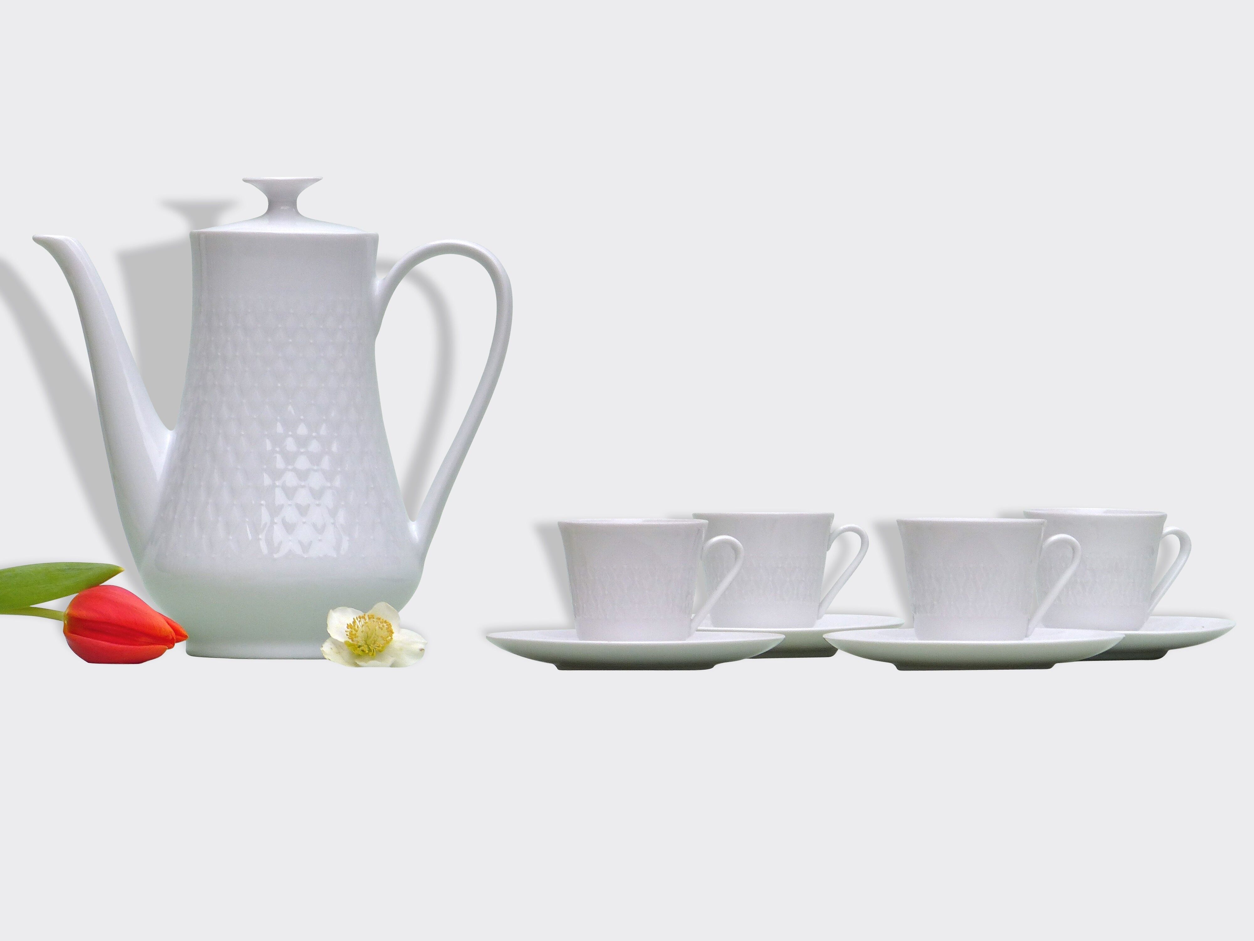 Coffee set porcelain vintage Winterling 9 pcs