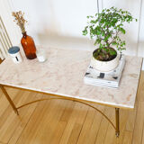 Table low 60s marble neoclassical style