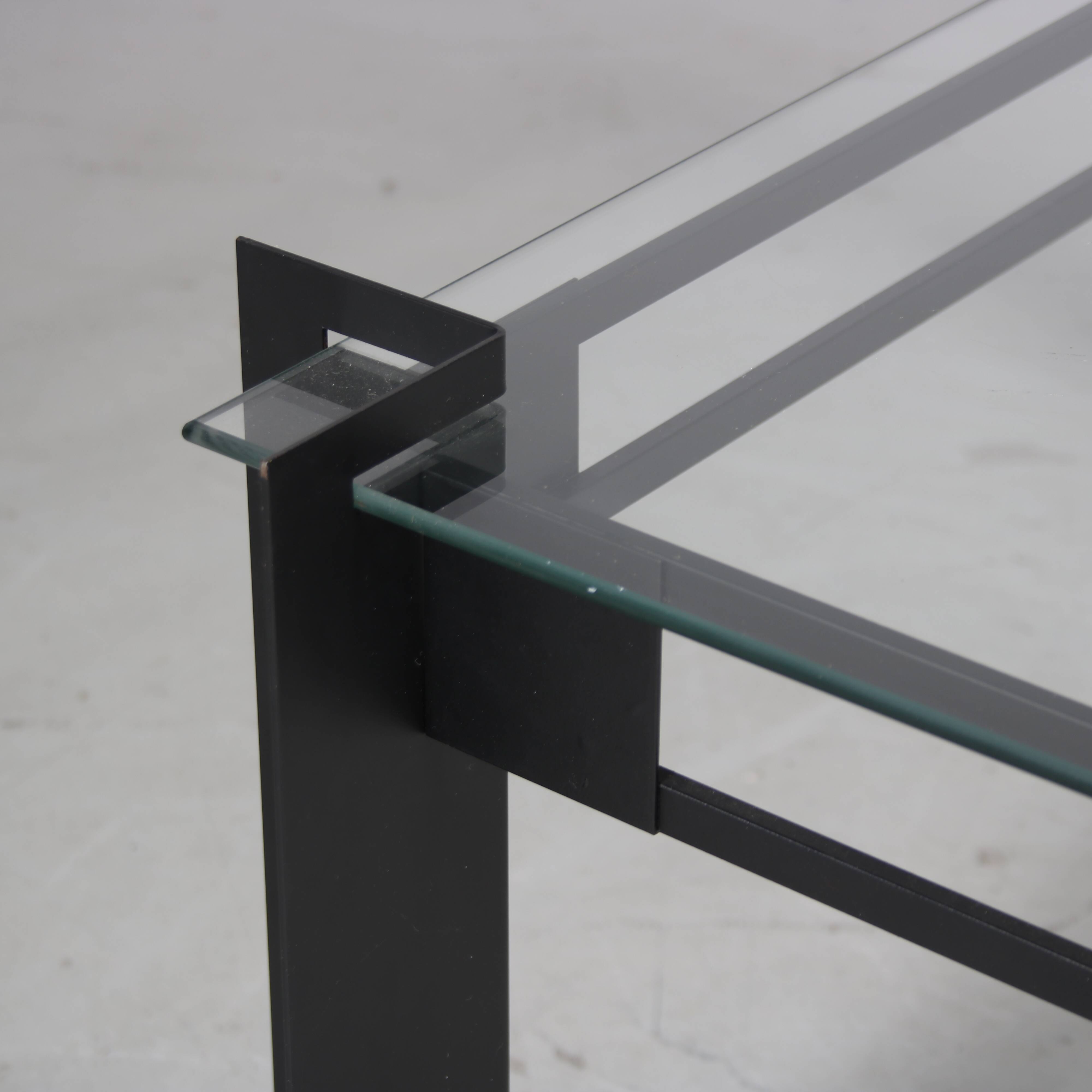 1980s Square Dutch design coffee table