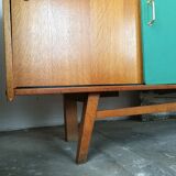 Vintage oak enfilade