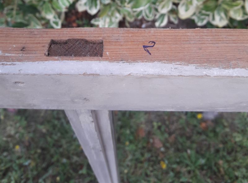 Glazed frame 70x83cm for partition