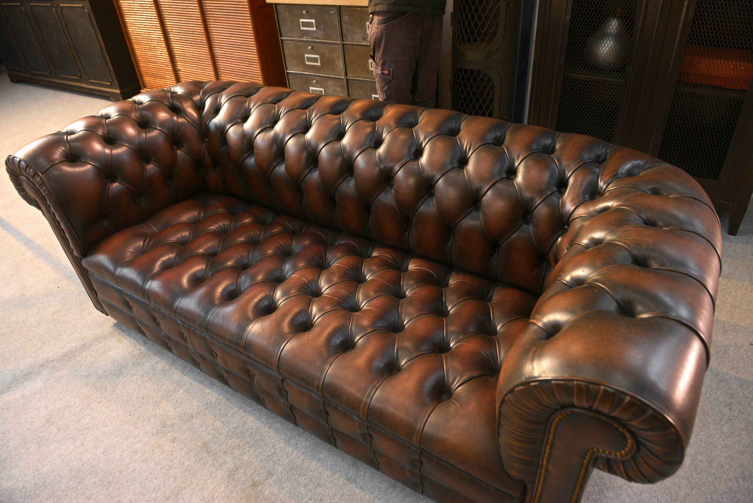 Canapé Chesterfield 1970's