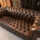 Canapé Chesterfield 1970's