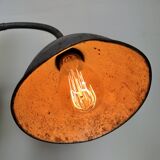 Grey Industrial Scissor Wall Lamp from Elektroinstala, 1960s