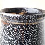 Black ceramic vase Forah