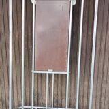 1950s Art Deco Style Coat Rack with Mirror