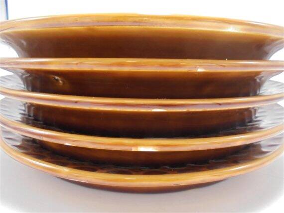 Set of 5 Sarreguemines plates