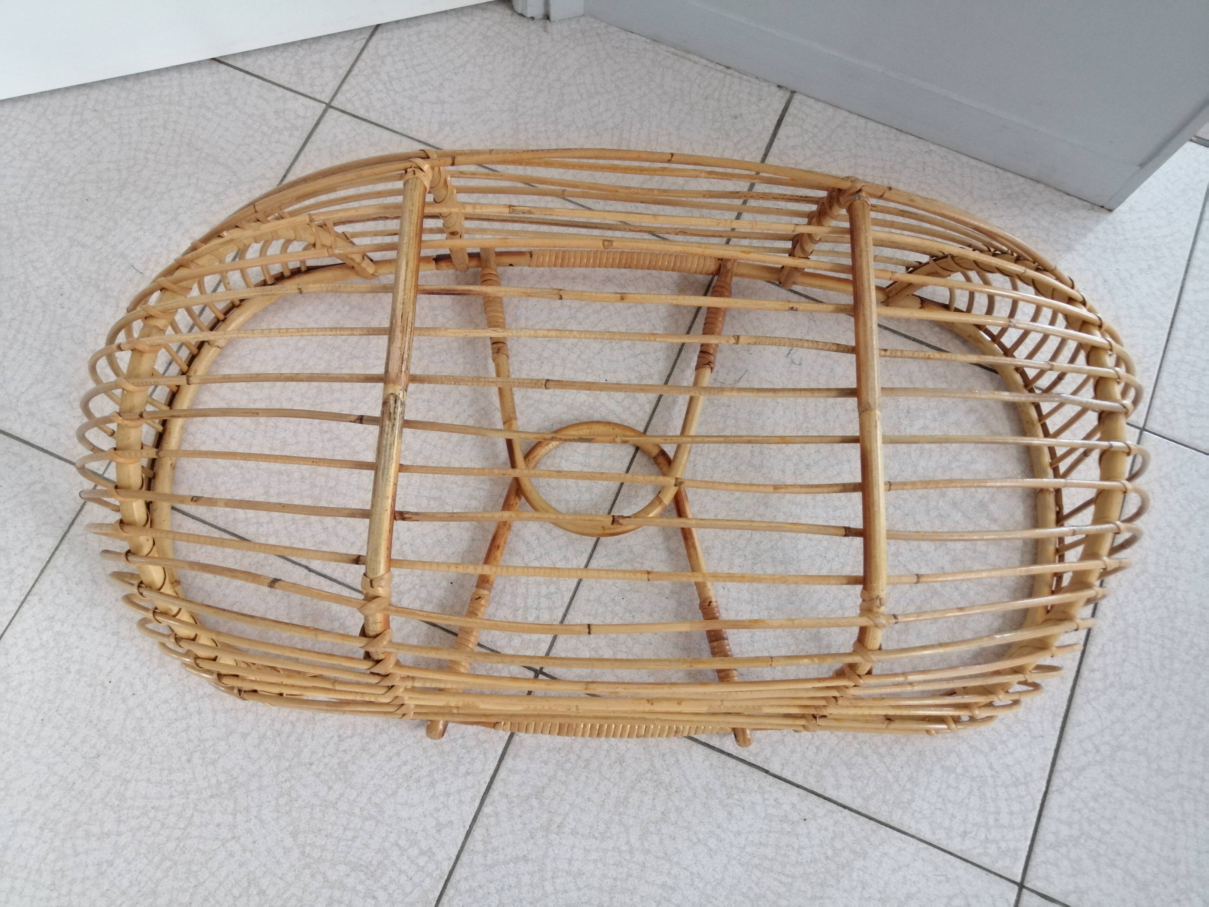 Baby rattan baby couffin