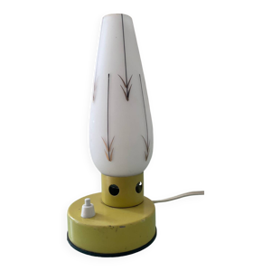 lampe vintage en opaline