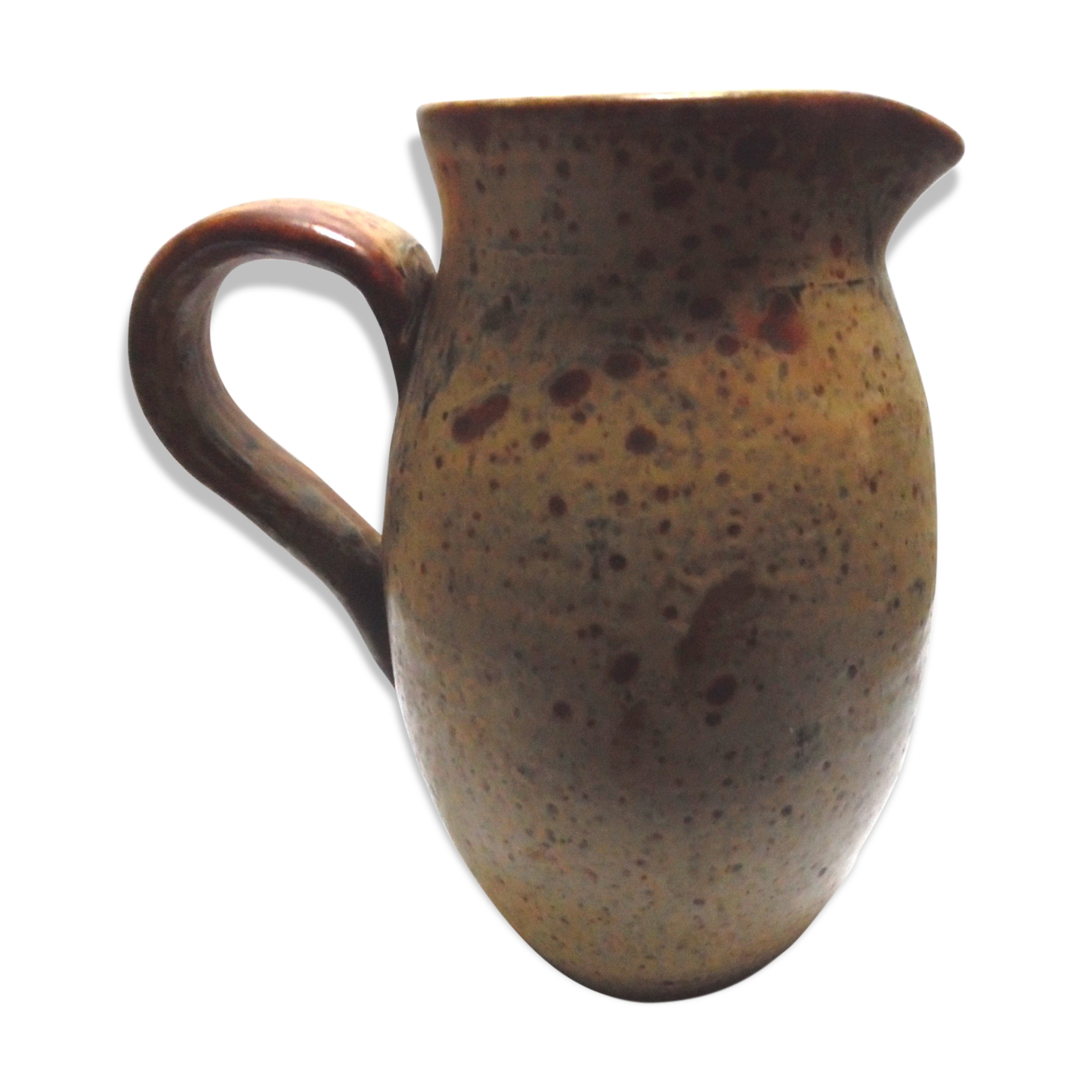Old stoneware pitcher