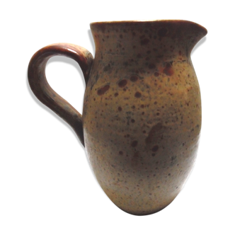 Old stoneware pitcher