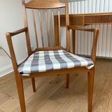 Carl Malmsten desk and chair with Svenskt Tenn fabric
