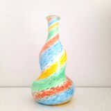 Carafe ou vase en pâte de verre de Murano