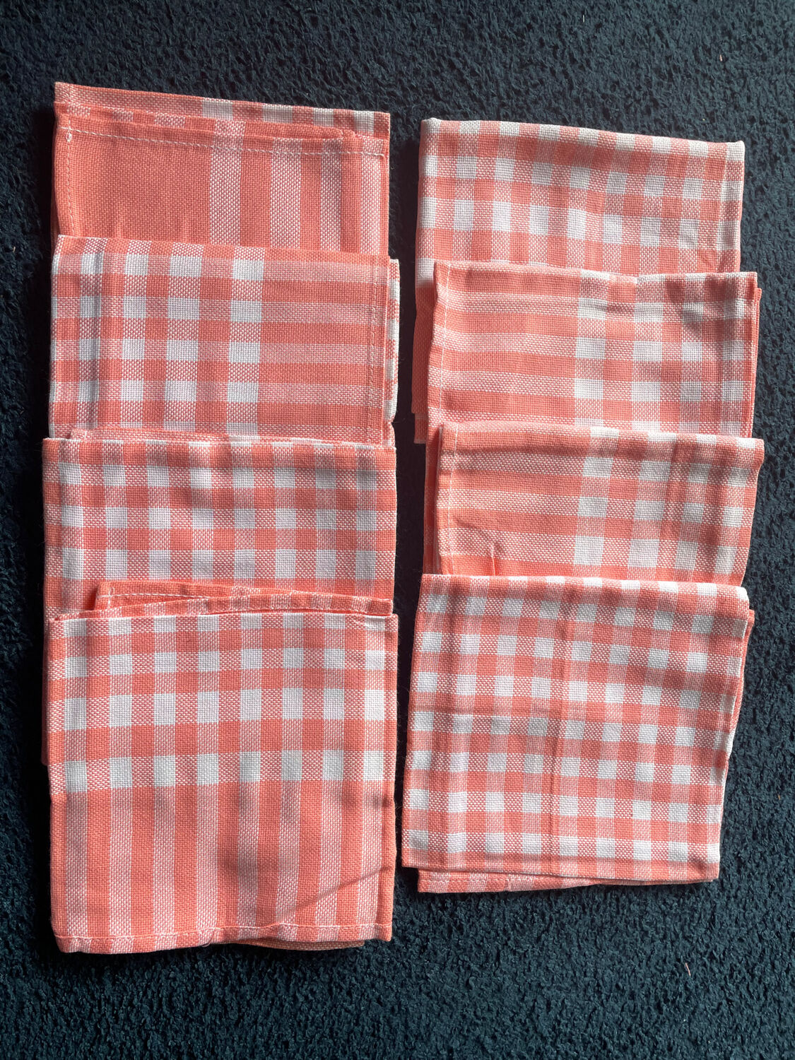 Serviettes de table vintage made in France
