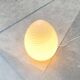 Vintage Murano glass egg floor lamp whirlpool by Vetri Murano