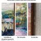 Oil on canvas Belle Ile en mer - Sauzon signed