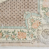 7x10 shades of beige turkish rug, 211x320cm