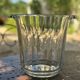 Vintage ribbed glass champagne bucket