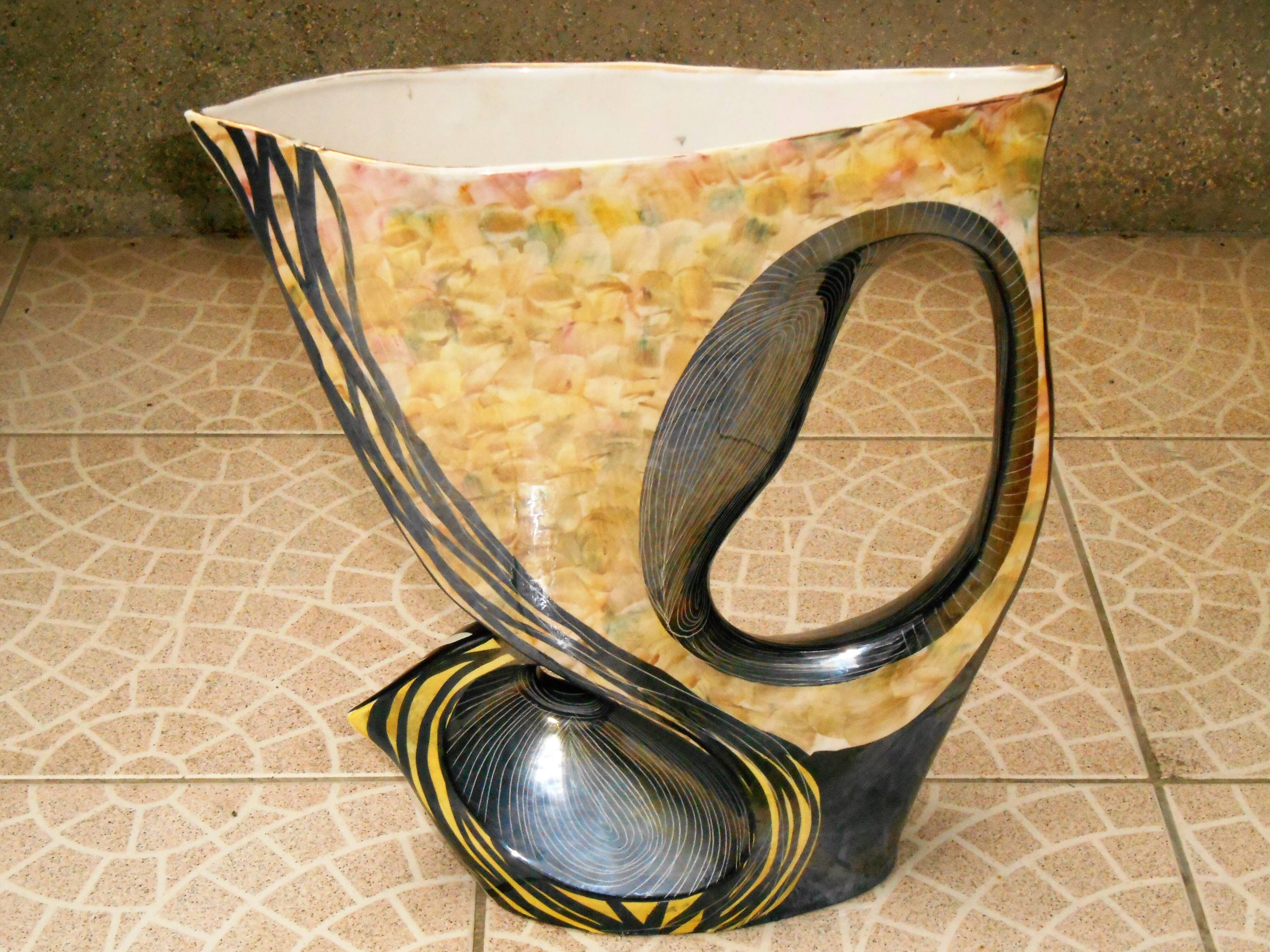 ceramic design vase year 1950