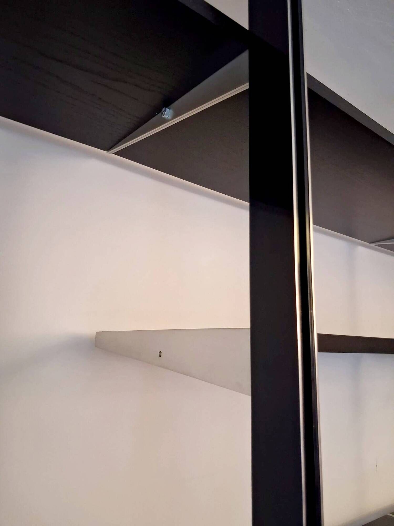 Modular Library CSS by George Nelson, RN Black Ash Finish