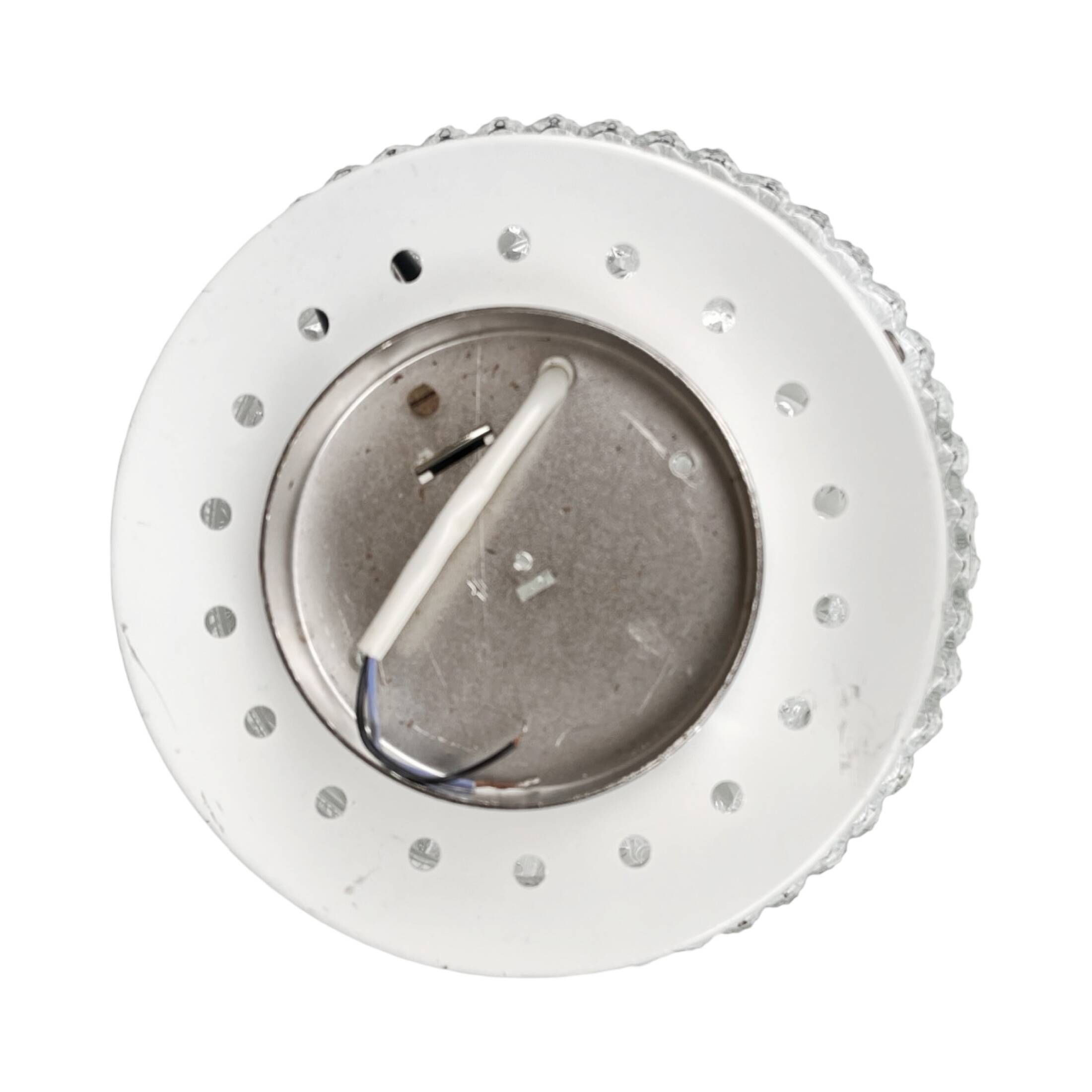 Crystal ceiling/wall lamp Kamenický Šenov, 1970s | Brusel style | Very good