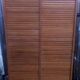Cabinet to curtain, double, of the 1950s