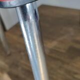 Jacques Hitier Chair 1950 Tubauto Red Bakelite Style Seat