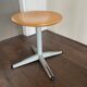 Vintage Industrial Height Adjustable Swivel Stool, 1960s