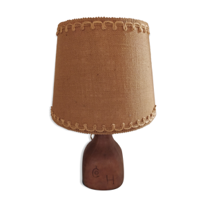 lampe vintage en cuir
