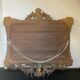 Napoleon III mirror in gilded stucco