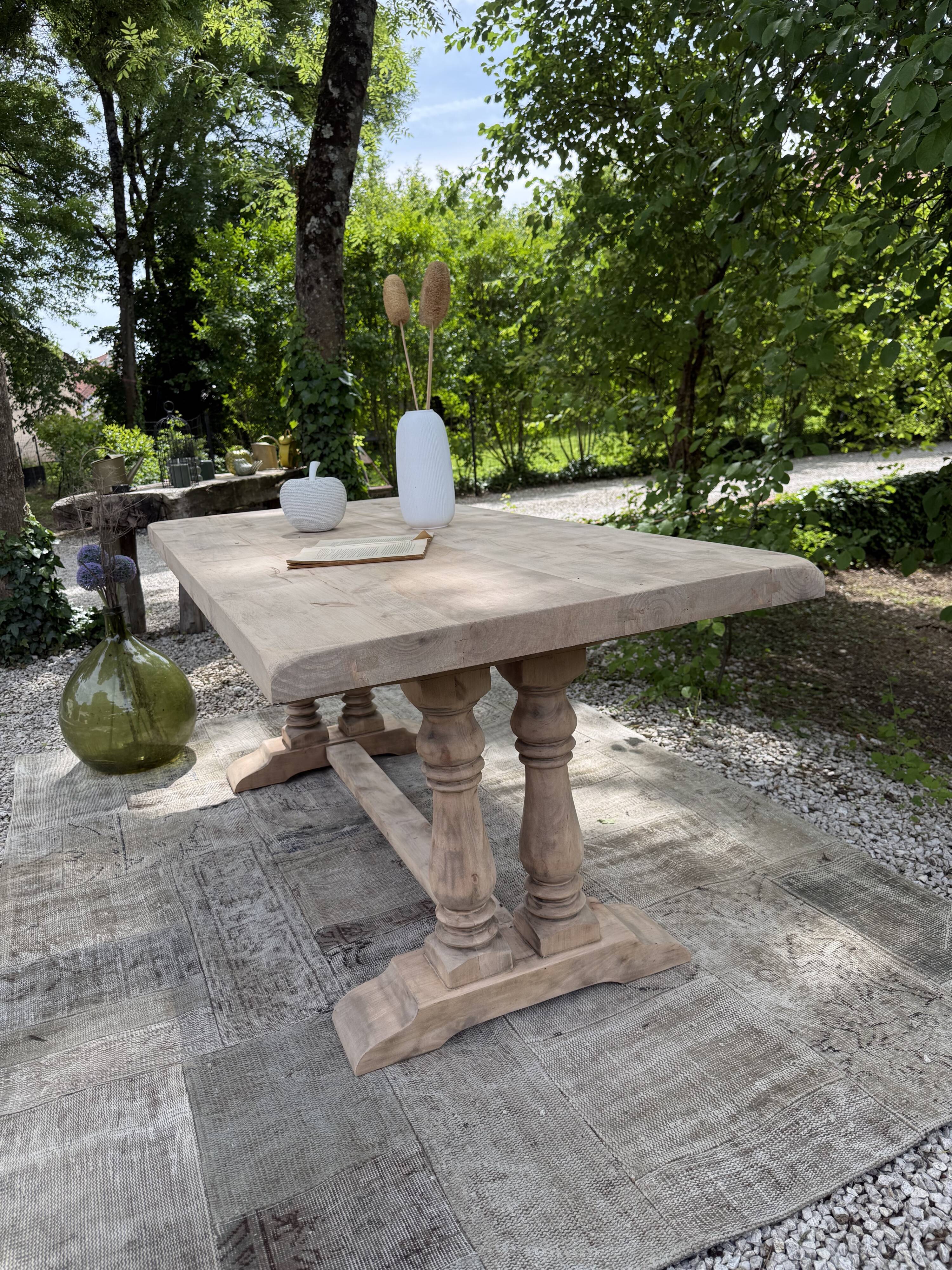 Renovated monastery table