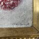 Old Table XIX Portrait of a Woman in Traditional Costume - Signed Célest