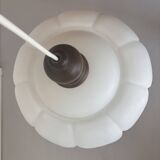 Vintage opaline flower pendant light 🌸
