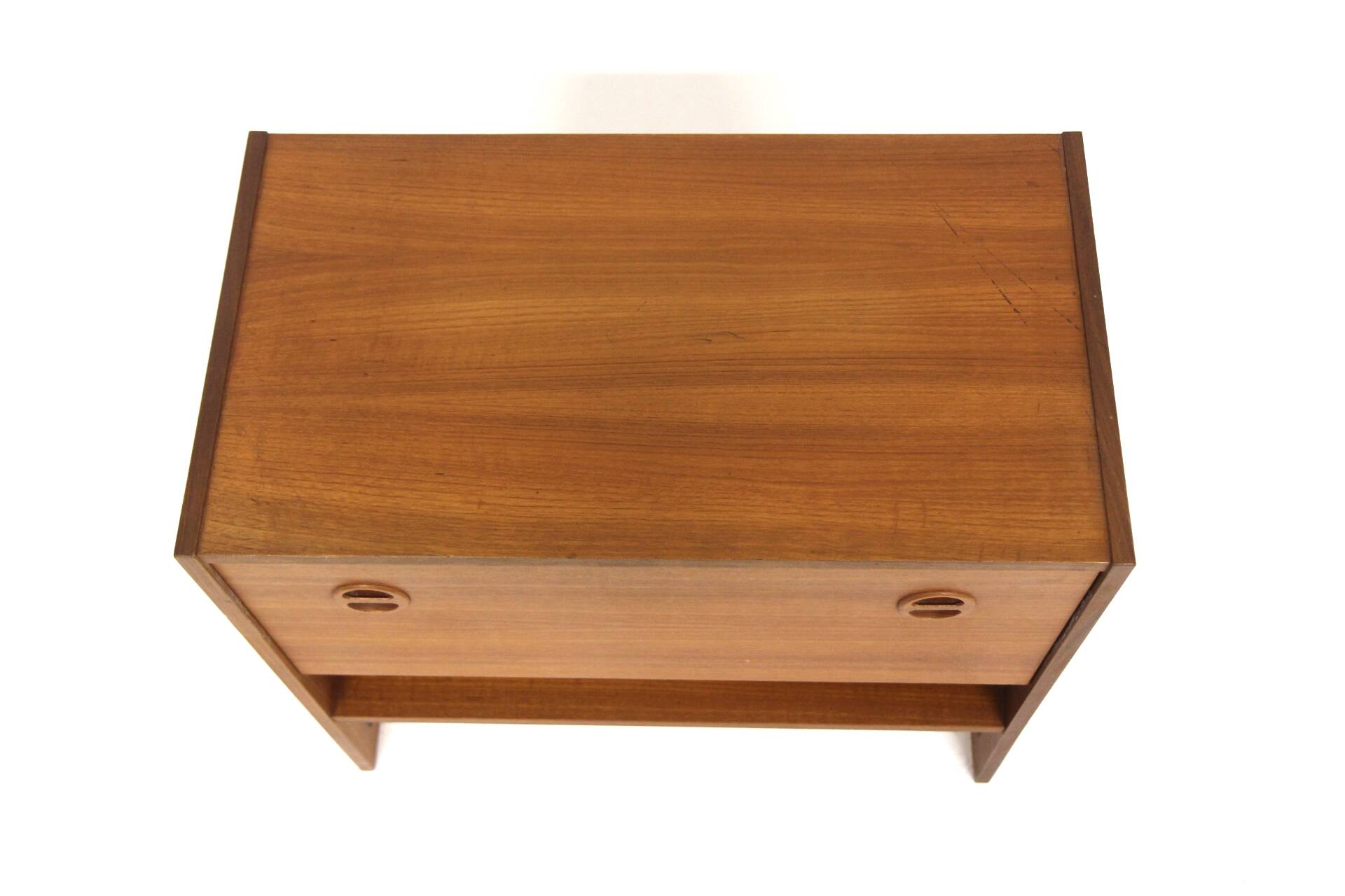 Scandinavian teak chest of drawers 'Domino' Arne Wahl-Iversen, Möbel-Ikéa, Sweden, 1960