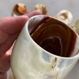 Vintage Onyx Glass Lot Circa 1970