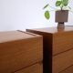 Set teak zwevende nachtkastjes met lades Denemarken