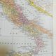 Old map of Italy from 1928