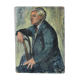 Portrait in ancient oil