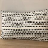 Black tweed cushion