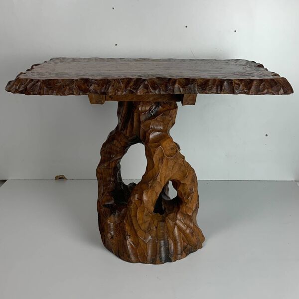 Table d'appoint organique brutaliste biomorphique, Hollande des années 1960
