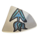 CAPRON - Small Trilobed Cup with Blue Tulip Decor M13