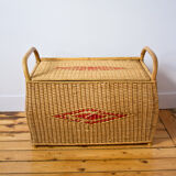 Rattan toy box