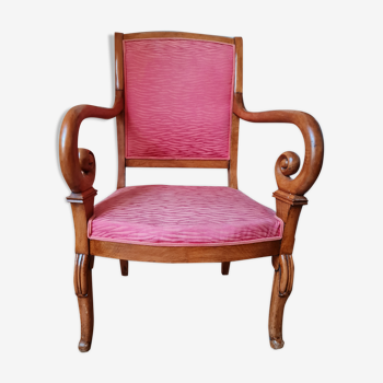 Fauteuil acajou